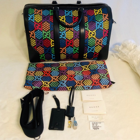 ๐New Gucci Psychedelic Duffle Bag Carry On - Picture 16 of 16